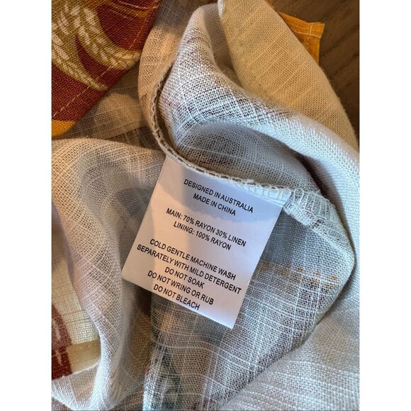 NWT Paper Heart Linen Blend Strapless Maxi Dress XL - Picture 7 of 7